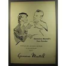 1953 Germaine Monteil Face Powder Advertisement