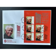 Siamese Joint Issue FDC 2018 PAN African Postal Union Nelson Mandela Madiba