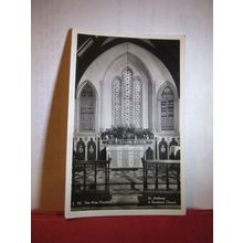 CHURCH, ST. JUST-IN-ROSELAND, CORNWALL used postcard RP by F. Gratton 1967 pm =