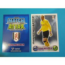 Mark Schwarzer - Fulham - Match Attax 2008/09 Football Card