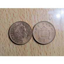 GB 2008 Elizebeth II Decimal 1p Coin