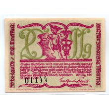 1921 Germany Grossbreitenbach Notgeld 20 Pfennig Note (1392)