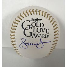 Andruw Jones Signed Autographed Gold Glove Major League (OML) Baseball : JSA COA