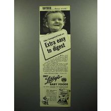 1946 Libby's Baby Food Ad - Extra Easy to Digest