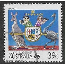 AUS 1988 39c 'LIVING TOGETHER - TOURISM' FINE USED (EBID67-175)