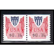CVP32 36c Shield Very Fine MNH Pair PA4989