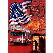 Patriotic Unity Cards - Fire Fighters Creed - Tree Free Greeting Card - 70007