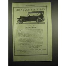 1917 Chandler Six Car Ad - Why The Chandler Leads