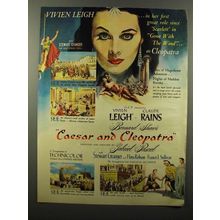 1946 Caesar and Cleopatra Movie Ad - Vivien Leigh