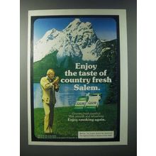 1979 Salem Cigarettes Ad - Enjoy the Taste of Country Fresh Salem