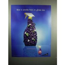 2001 Windex Cleaner Ad - Smells Best on Glass, Too