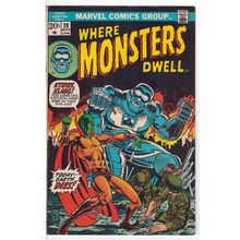 Where Monsters Dwell (Vol 1) # 020 FN+ RS003 ORIG US COMICS