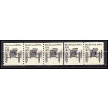 2124v 4.9c Buckboard Very Fine MNH Dry Gum PNC 4/5 Buggy Whip X0303