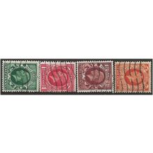 1934 SG439a-442b Photogravure Set Wmk SIDEWAYS Good+ Used .. ..