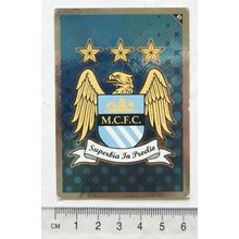 2010/11 Topps Match Attax Trading Card R11 club logo Manchester City