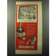 1953 Drambuie Liqueur Ad - No matter where you are - Safari