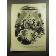 1954 Cartoon by Whitney Darrow, Jr. - My first husband and I tried