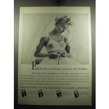 1957 Warner's A'Lure Bra Ad - Each time you breathe, your bra size changes