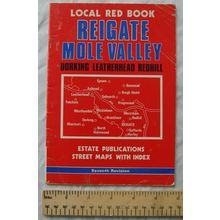 Vintage: Local Red Book Reigate Mole Valley Dorking Leatherhead Redhill