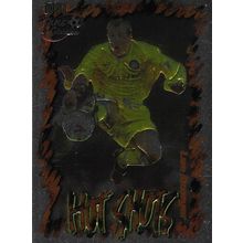 Futera's Leeds Utd 1999 Fans' Selection: Hot Shots Chrome Embossed, HS3 - Bowyer
