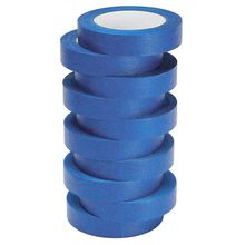 Lichamp 10-Piece Blue Painters Tape 1 Inch, Blue Masking Tape Bulk Multi Pack, 1