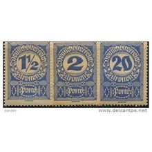 1920/1921 3 different values (type y) - MH (*)