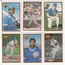 1989 Bowman Chicago Cubs team set 19 cards- Sandberg, Dawson, Maddux