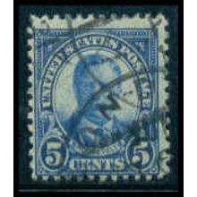 Used 637 5c Theodore Roosevelt Average M09188