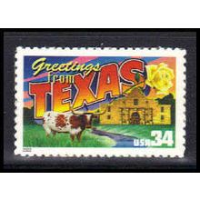 3603 34c Texas Fine MNH V2750