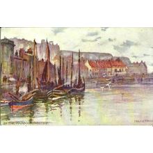 Yorkshire WHITBY Harbour Tuck Aquarette Postcard (6272)