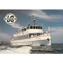 MV Regal Lady Ship Ferry Scarborough 1990 Postcard