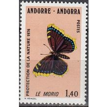 Andorre Français 1976 Michel 280 Neuf ** Cote (2008) 5.80 € Papillon le Morio