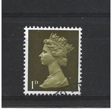 GB.SG724 1d Light Olive.Colour Unchecked.Fine Used.Jul25