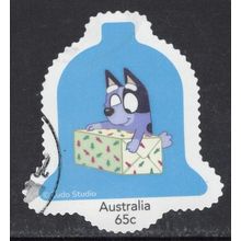 AUSTRALIA: 2024, MERRY CHRISTMAS BLUEY, USED SELF-ADHESIVE MY STAMP. 108