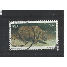 SouthAfrica.SG405 10c Black Rhinoceros.Fine Used.Sep25b