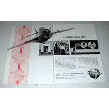 1955 Grumman Aircraft Ad - Jet Fighter Writes Home