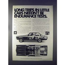 1972 Chevrolet Vega Car Ad - Endurance Tests!