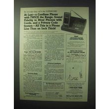 1983 New Horizons SuperFone 650 Phone Ad - At Last