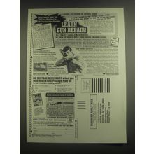 1982 North American School of Firearms Ad - Learn gun Repair
