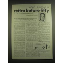 1982 Duraclean International Ad - When I planned to retire before fifty