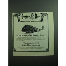 1970 Oyster Bar at The Plaza Hotel, NYC Ad - At last, for every desire