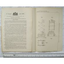 1894 Patent No. 19,426 adjustable trestles & ladders, Steinfeld, Mulheim