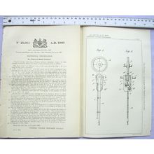 1903 Patent No. 25,914 improved speed indicator, Charles G B Holman, Diss