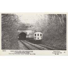 Last Days On The Woodside Sanderstead Train Line Postcard