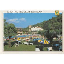 Aparthotel Club San Eloy Spain Rare Hotel Swimming Pool Postcard