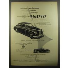 1954 MG Magnette and Series TF Cars Ad - Sports-car Performance