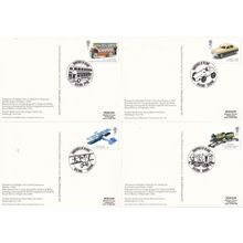 Hornby Toy Trains Dinky Meccano Bus 4x Postcard PHQ First Day Cover s