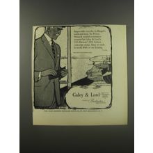 1956 Galey & Lord Haspel Sir Perior Suit Ad - Impeccable traveler