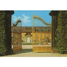 The Golden Gate Tor Hannover Herrenhauser German Postcard