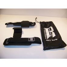 RIMSPORTS WEIGHT LIFTING HOOKS *NEW* IN CARRY/STORAGE BAG - POWER LIFTING